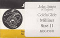 John James Gold'N Glide Milliners / Straw Needles Size 11 10ct