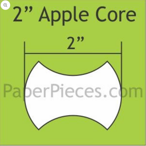 2" Apple Core Paper Pieces- 600 pack