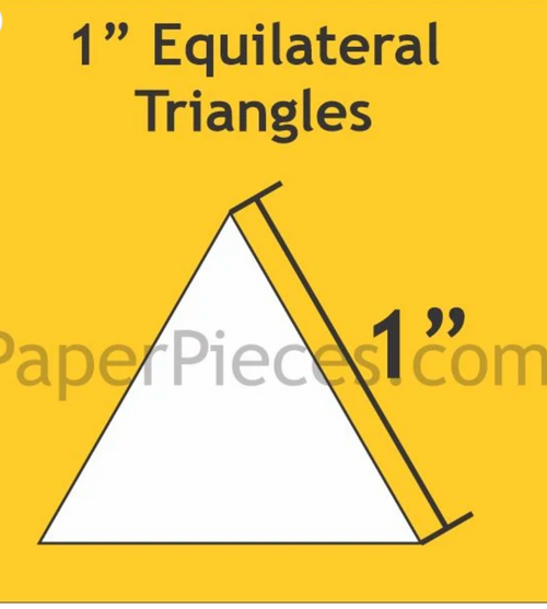 1" Equilateral Triangles-100 pack
