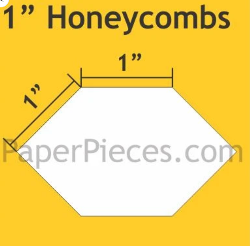 1" Honeycomb Paper Pieces-100 pack