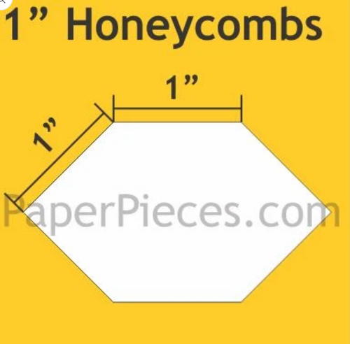 1" Honeycomb Paper Pieces-100 pack