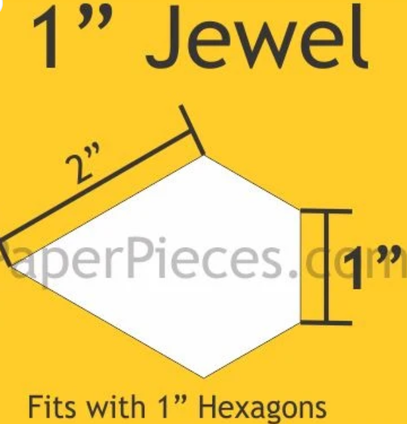 1" Jewel Shapes 450 piece pack