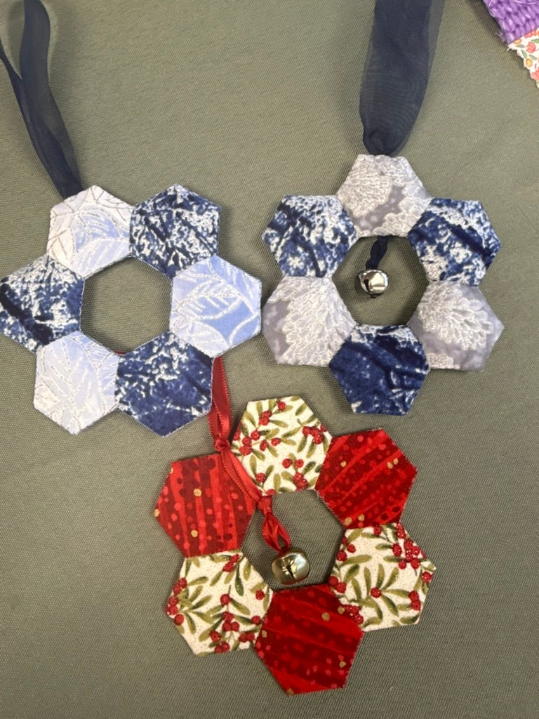 English Paper Pieced Wreath