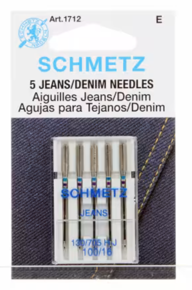 Schmetz Jeans/Denim Needles 100/16 (5pack)