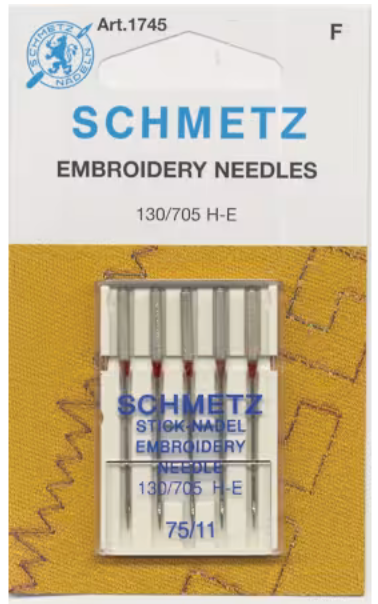 Schmetz Embroidery Needles 75/11 (5pack)
