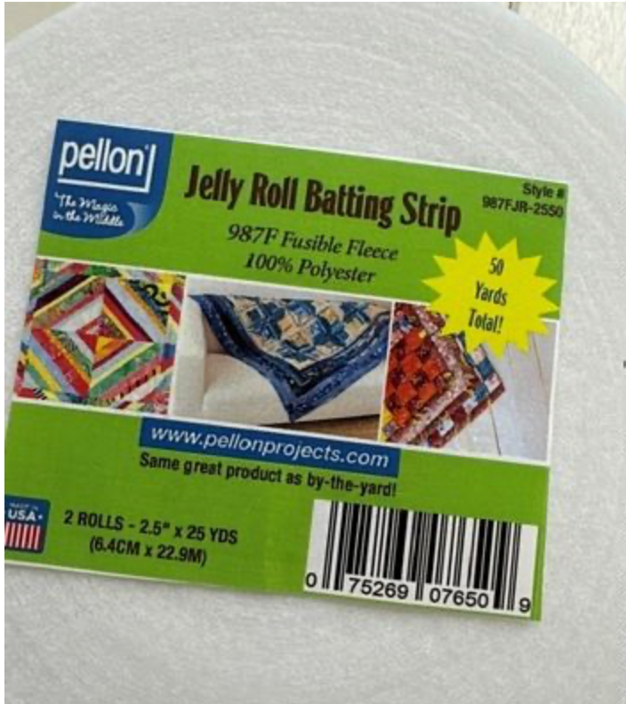 Jelly Roll Precut Batting 50yd 100%Poly