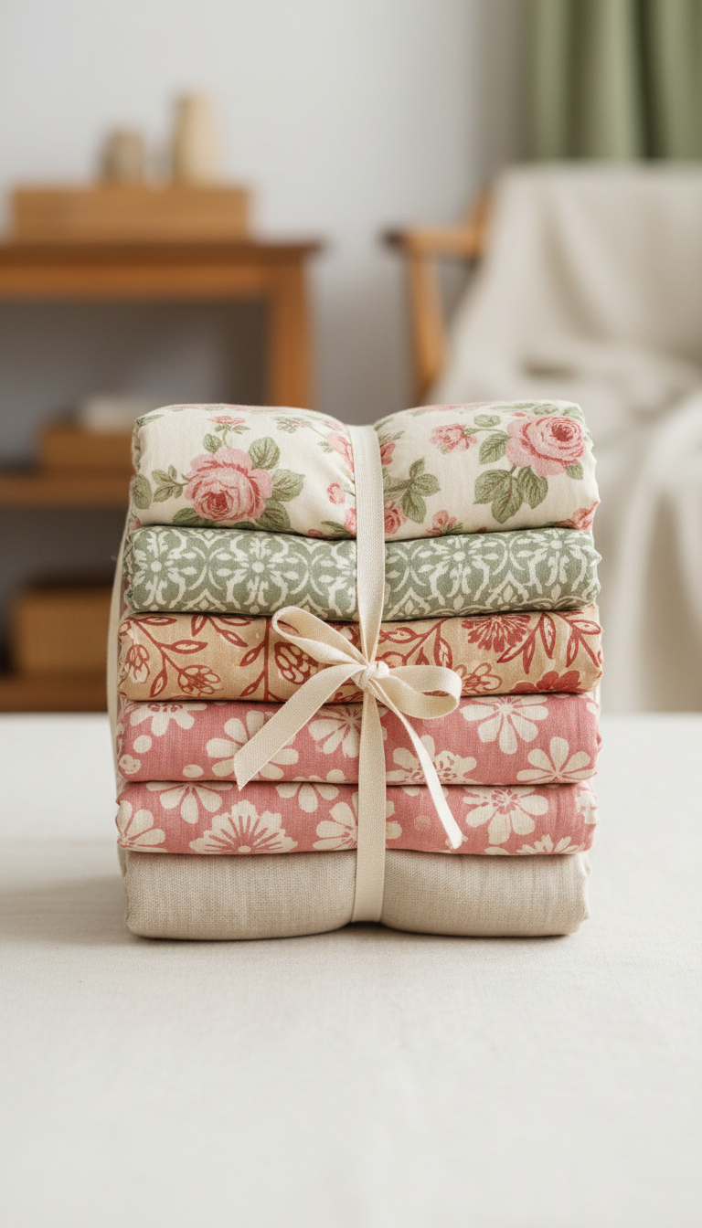 Floral Cotton Quilt Bundle