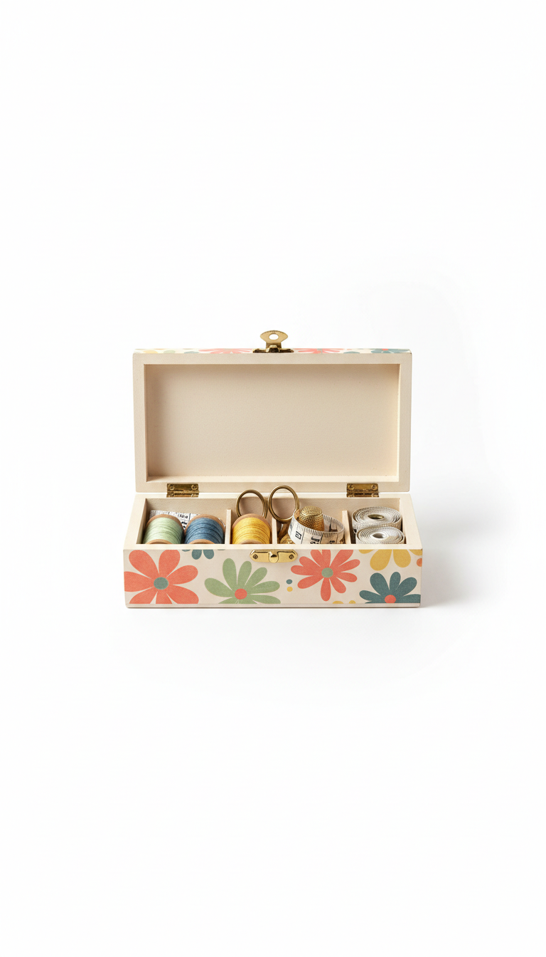 Vintage-inspired sewing kit
